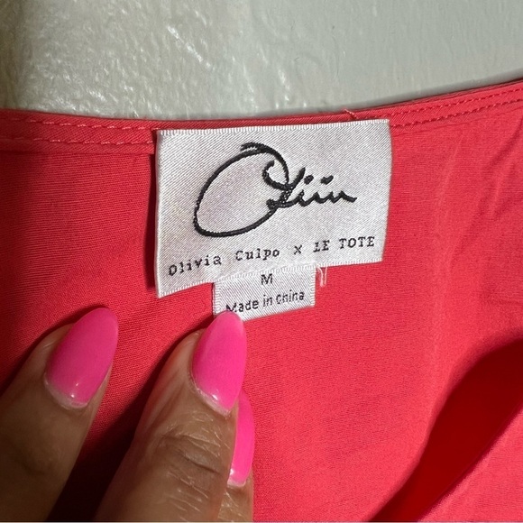 Olivia Culpo Tiered Bell Sleeve Blouse - Picture 4 of 6